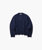 【エイトン/ATON】のMERINO COLLEGE KNIT Vネックセーター NAVY|ID: prp329100004661337 ipo3291000000033730795
