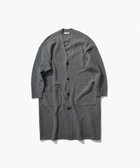 【エイトン/ATON】のMERINO COLLEGE KNIT オーバーサイズカーディガン GRAY|ID: prp329100004661341 ipo3291000000033730809