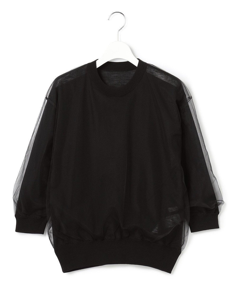 【23区/NIJYUSANKU】の【GOLD LABEL】チュールニット インテリア・キッズ・メンズ・レディースファッション・服の通販 founy(ファニー) 　ファッション　Fashion　レディースファッション　Fashion for Women　トップス・カットソー　Cut & Sew Tops　ニット　Knit Tops & Sweaters　コレクション　Collection, Seasonal Line　シンプル　Simple, Minimal　スマート　Smart, Elegant　セーター　Sweater, Knitwear　チュール　Tulip, Tulip Motif　なめらか　Smooth, Silky Texture　フォルム　Silhouette, Form　ラグジュアリー　Luxury, Elegant　A/W・秋冬　Autumn/Winter　冬　Winter / This Winter　新作・新入荷　New Arrivals / New In　2025年　2025　2025-2026秋冬・A/W　Autumn/Winter 2025–26 AW25–26　ブラック系|ID: prp329100004661353 ipo3291000000033730851