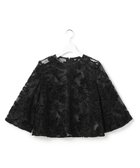 【23区/NIJYUSANKU】の【GOLD LABEL】フロッキーエンブロイダリー ブラウス ブラック系|ID: prp329100004661361 ipo3291000000033730886