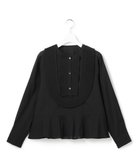 【23区/NIJYUSANKU】の【GOLD LABEL】トリアセテートオーガンジー プリーツブラウス ブラック系|ID: prp329100004661372 ipo3291000000033730920