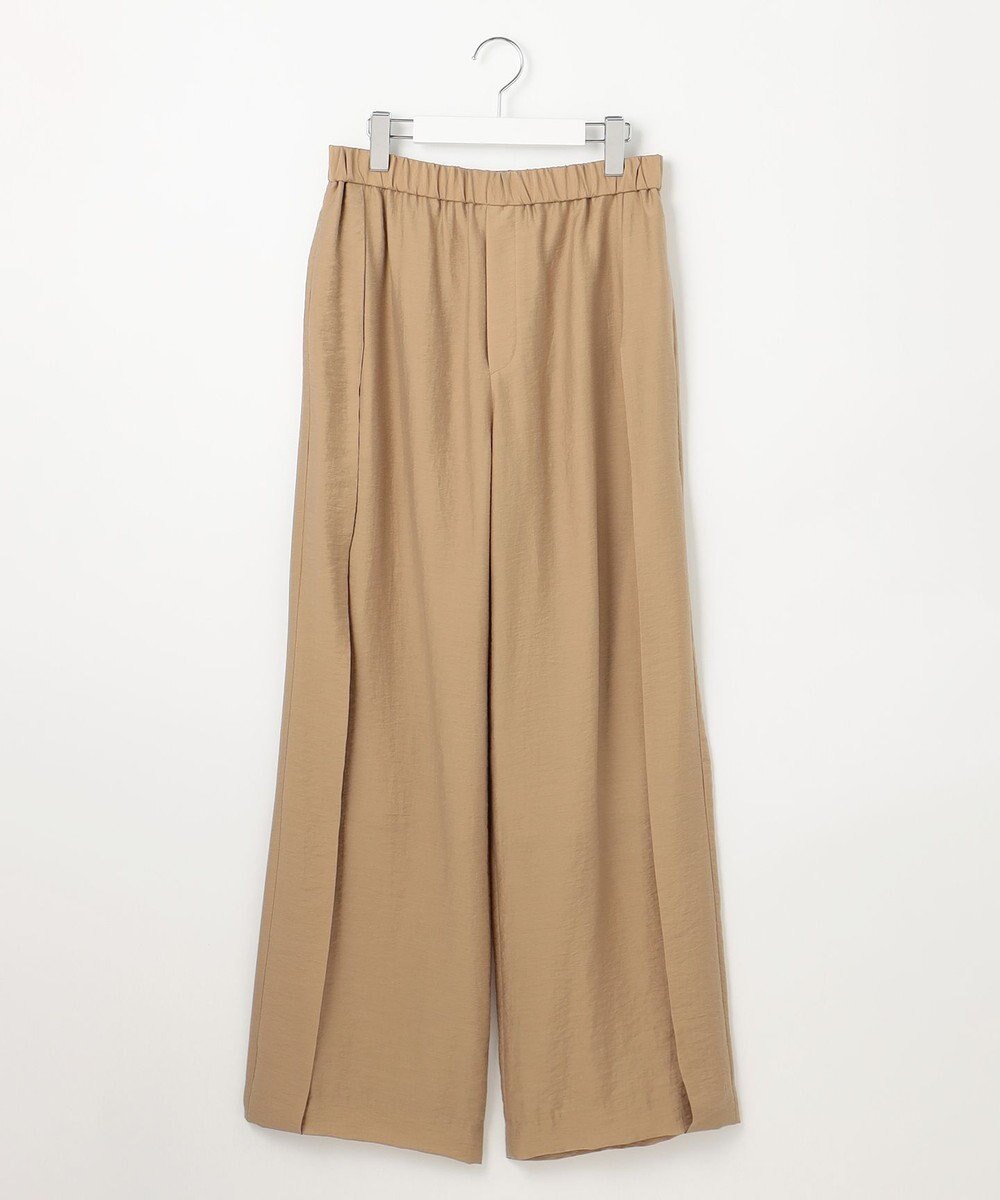 【23区/NIJYUSANKU】の【GOLD LABEL】シアーシルク パンツ インテリア・キッズ・メンズ・レディースファッション・服の通販 founy(ファニー) 　ファッション　Fashion　レディースファッション　Fashion for Women　パンツ　Pants & Trousers　コレクション　Collection, Seasonal Line　シアー　Sheer, See-Through　ショート　Short, Short Length　シルク　Silk, 100% Silk　シンプル　Simple, Minimal　スマート　Smart, Elegant　セットアップ　Set-Up, Coordinated Outfit　タンブラー　Tumbler, Travel Mug　ワイド　Wide, Wide Fit　A/W・秋冬　Autumn/Winter　冬　Winter / This Winter　新作・新入荷　New Arrivals / New In　おすすめ　Recommended / Our Picks　エレガント 上品　Elegant　2025年　2025　2025-2026秋冬・A/W　Autumn/Winter 2025–26 AW25–26　キャメル系|ID: prp329100004661379 ipo3291000000033730943