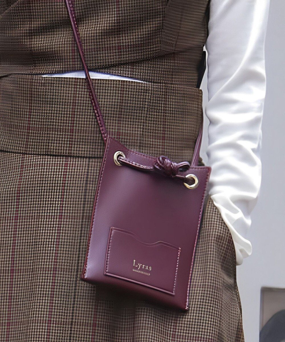 【スタイルコード/STYLE CODE】のLyrss/リルス イタリア製牛トコ皮 CITYエシカルレザースマート ショルダーポケット インテリア・キッズ・メンズ・レディースファッション・服の通販 founy(ファニー) ファッション Fashion レディースファッション Fashion for Women ショルダー Shoulder, Shoulder Strap シンプル Simple, Minimal スタイリッシュ Stylish, Fashionable チェーン Chain, Chain Strap 人気 Popular, Best Seller ポケット Pocket, Pocket Detail モバイル Mobile, Smartphone エレガント 上品 Elegant 卒業式 Graduation Ceremony ワイン|ID: prp329100004661386 ipo3291000000033730966