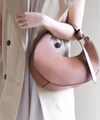 【スタイルコード/STYLE CODE】のLyrss/リルス イタリア製牛トコ皮 ハーフムーンエシカル レザー バッグ キャメル|ID: prp329100004661395 ipo3291000000033730994