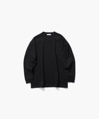 【エイトン/ATON】の12/- AIR SPININNG ルーズフィットロングスリーブTシャツ - UNISEX 人気、トレンドファッション・服の通販 founy(ファニー) ファッション Fashion レディースファッション Fashion for Women トップス・カットソー Cut & Sew Tops シャツ・ブラウス・オフィスカジュアル Elegant Blouses & Button-Ups ロングTシャツ・Tシャツ Longline T-Shirts & Tees カットソー・ベーシックTシャツ Cut-and-Sewn Tops / Stretch Tees & Basics ユニセックス Unisex, Genderless カットソー Cut and Sewn Top スリーブ Sleeve, Long Sleeve / Short Sleeve ロング Long, Long-Length 夏 Summer S/S・春夏 SS, Spring/Summer, Warm Season A/W・秋冬 Autumn/Winter thumbnail BLACK|ID: prp329100004661492 ipo3291000000033731316
