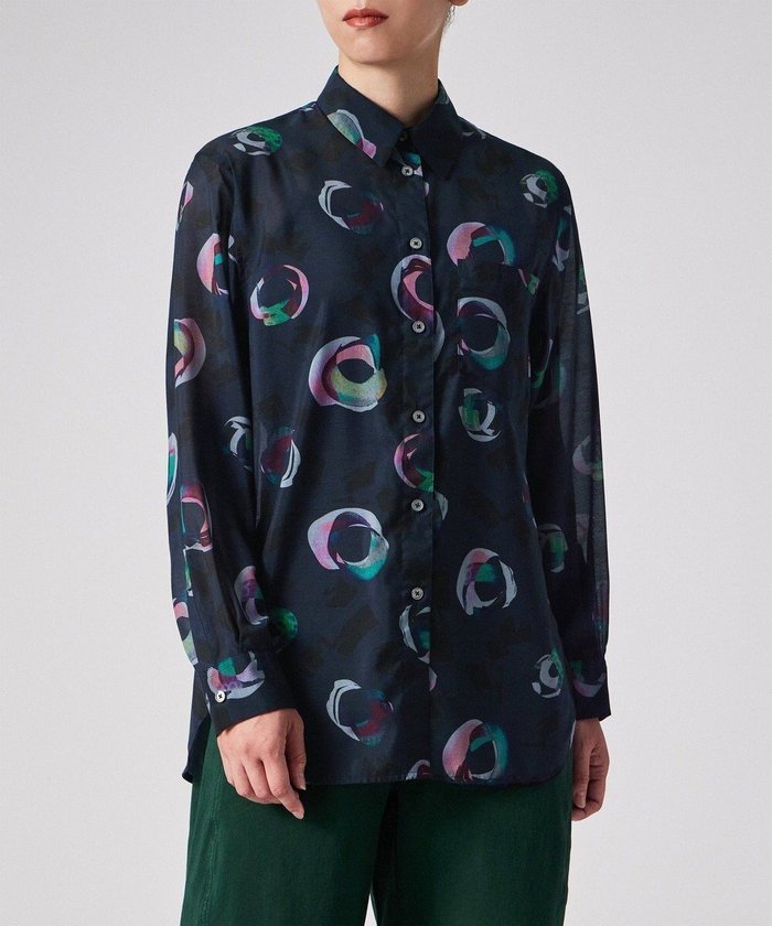 【ポール スミス/Paul Smith】のPainted Spot シアーシャツ インテリア・キッズ・メンズ・レディースファッション・服の通販 founy(ファニー) https://founy.com/ ファッション Fashion レディースファッション Fashion for Women トップス・カットソー Cut & Sew Tops シャツ・ブラウス・オフィスカジュアル Elegant Blouses & Button-Ups おすすめ Recommended / Our Picks クラシック Classic, Timeless Style シアー Sheer, See-Through ドット Polka Dot, Dot Pattern プリント Print, Printed Pattern ワーク Workwear, Utility Style エレガント 上品 Elegant 夏 Summer S/S・春夏 SS, Spring/Summer, Warm Season A/W・秋冬 Autumn/Winter 長袖 Long Sleeve, Full Sleeve |ID: prp329100004661532 ipo3291000000033731444