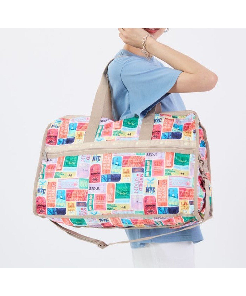 【レスポートサック/LeSportsac】のDELUXE LG WEEKENDER/トラベルタグズ 人気、トレンドファッション・服の通販 founy(ファニー) 　ファッション　Fashion　レディースファッション　Fashion for Women　カラフル　Colorful Design　ボストンバッグ　Boston Bag, Retro Bag　ポケット　Pocket, Pocket Detail　旅行　Travel　 other-1|ID: prp329100004661646 ipo3291000000033731800