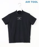 【23区 ゴルフ/NIJYUSANKU GOLF】の【WOMEN】AIR TOOLライト モックネックシャツ 接触冷感 UVケア 高通気 ひんやり冷感効果 ブラック系|ID: prp329100004661671 ipo3291000000033731879