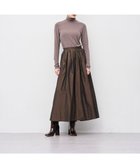 【アンクレイヴ/uncrave】のメモリータフタ フレアスカート 人気、トレンドファッション・服の通販 founy(ファニー) ファッション Fashion レディースファッション Fashion for Women スカート Skirts Aライン・フレアスカート A-Line & Flared Skirts ギャザー Gathered, Ruffled ジャケット Jacket, Outerwear タフタ Taffeta, Structured Fabric フレア Flare, Flared エレガント 上品 Elegant 夏 Summer A/W・秋冬 Autumn/Winter thumbnail ブラウン|ID: prp329100004661697 ipo3291000000035700500