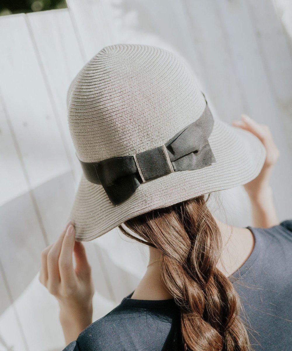 【ムーンバット/MOONBAT】の【遮光98%以上/UPF50+/UVカット】洗えるペーパーブレード前後差クロッシェ 手洗いOK/サイズ調整可能/抗菌防臭加工 人気、トレンドファッション・服の通販 founy(ファニー) 　ファッション　Fashion　レディースファッション　Fashion for Women　キャップ&ハット　Hats & Caps　エレガント 上品　Elegant　洗える　Machine Washable　抗菌　Antibacterial, Bacteria-Resistant　タオル　Towel, Bath Towel　トレンド　Trend, Trending Now　帽子　Hat, Headwear　日傘　Parasol, UV Umbrella　リボン　Ribbon, Bow　おすすめ　Recommended / Our Picks　旅行　Travel　 other-1|ID: prp329100004661993 ipo3291000000033733078