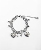 【ウィゴー/WEGO】のLハートアソートチェーンブレス 柄1|ID: prp329100004662136 ipo3291000000033733649