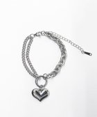 【ウィゴー/WEGO】のLハートアソートチェーンブレス 柄2|ID: prp329100004662136 ipo3291000000033733651