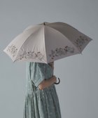 【アンドウール/AND WOOL】の〈一級遮光生地・晴雨兼用〉スミレ刺繍の日傘 (長傘タイプ) 人気、トレンドファッション・服の通販 founy(ファニー) ファッション Fashion レディースファッション Fashion for Women レイングッズ・傘・晴雨兼用傘 Umbrellas & Rain Gear 傘 Umbrella, Parasol サマー Summer, Summer Style 日傘 Parasol, UV Umbrella thumbnail ベージュ|ID: prp329100004662180 ipo3291000000033733847