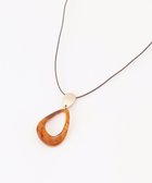 【ジェイ プレス/J.PRESS】のマーブルオーバルネックレス ブラウン系|ID: prp329100004662194 ipo3291000000033733902