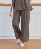 【ティアクラッセ/Tiaclasse】の【接触冷感・洗える】イージーカットソーピンタックパンツ ブラウン|ID: prp329100004662218 ipo3291000000033733995