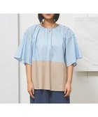 【ジェイプレスヨークストリート/J.PRESS YORK STREET】の【WOMEN】バイカラーギャザー ブラウス 人気、トレンドファッション・服の通販 founy(ファニー) ファッション Fashion レディースファッション Fashion for Women トップス・カットソー Cut & Sew Tops シャツ・ブラウス・オフィスカジュアル Elegant Blouses & Button-Ups 春 Spring ギャザー Gathered, Ruffled シンプル Simple, Minimal バランス Balance, Style Balance フリル Frill, Ruffle ボトム Bottoms, Lower Wear マニッシュ Mannish, Boyish S/S・春夏 SS, Spring/Summer, Warm Season 夏 Summer エレガント 上品 Elegant thumbnail サックスブルー系1|ID: prp329100004662227 ipo3291000000033734038