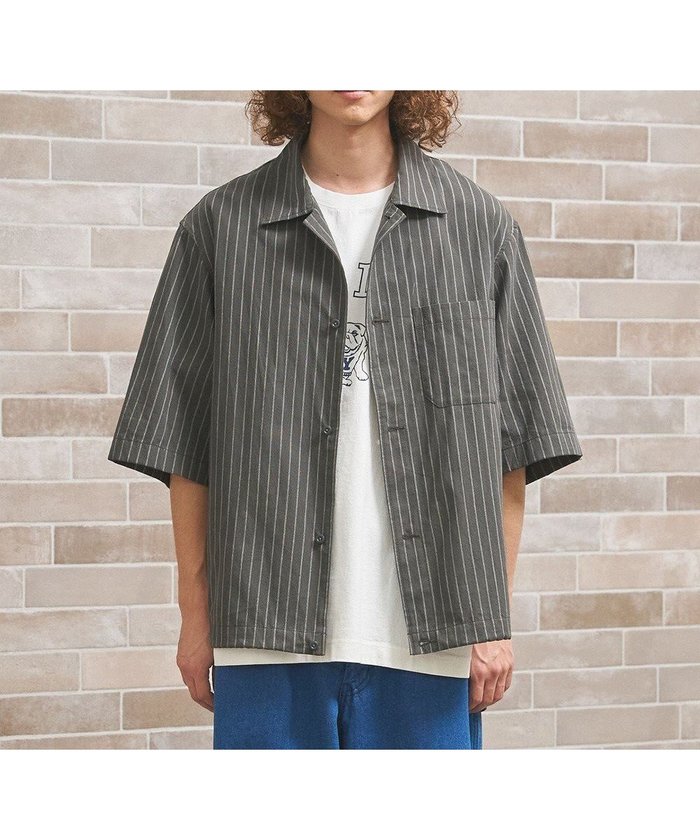 【ジェイプレスヨークストリート/J.PRESS YORK STREET】の【UNISEX】コットンリネンハーフスリーブシャツ ブルゾン インテリア・キッズ・メンズ・レディースファッション・服の通販 founy(ファニー) https://founy.com/ ファッション Fashion レディースファッション Fashion for Women アウター Coat / Outerwear Collection レディースジャケット・軽アウター Jackets ブルゾンジャケット・スポーティアウター Blouson Jackets アクセサリー Fashion Accessories インナー Innerwear 春 Spring カットソー Cut and Sewn Top ジャケット Jacket, Outerwear ドローコード Drawcord, Drawstring Cord バランス Balance, Style Balance ブルゾン Blouson, Bomber Jacket ユニセックス Unisex, Genderless リネン Linen, Linen Fabric リラックス Relax, Relaxed Fit ワイド Wide, Wide Fit S/S・春夏 SS, Spring/Summer, Warm Season 夏 Summer エレガント 上品 Elegant |ID: prp329100004662235 ipo3291000000033734061