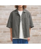 【ジェイプレスヨークストリート/J.PRESS YORK STREET】の【UNISEX】コットンリネンハーフスリーブシャツ ブルゾン グレー系1|ID: prp329100004662235 ipo3291000000033734064