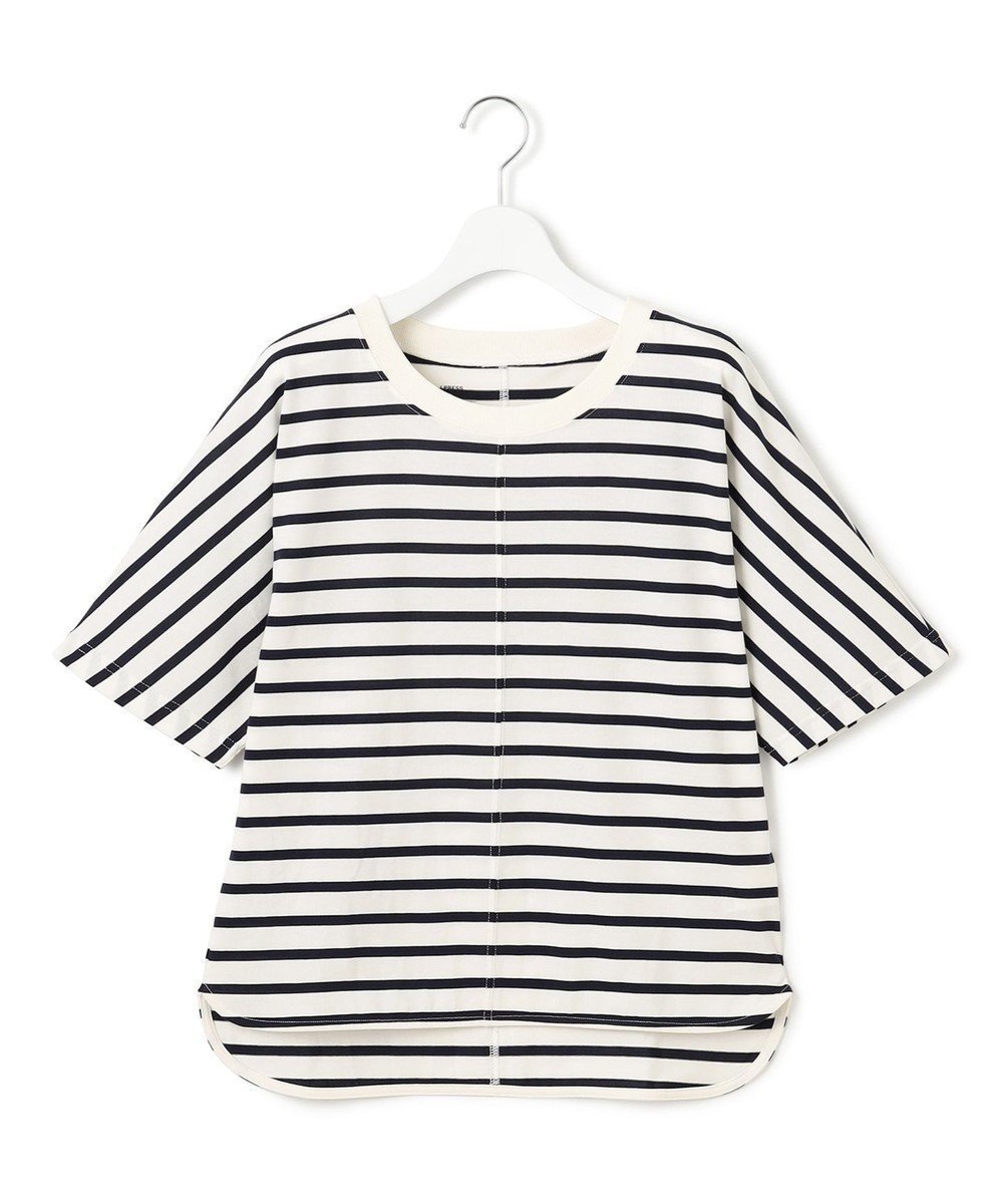 【ジェイプレスヨークストリート/J.PRESS YORK STREET】の【WOMEN】ボーダードルマン Tシャツ インテリア・キッズ・メンズ・レディースファッション・服の通販 founy(ファニー) ファッション Fashion レディースファッション Fashion for Women トップス・カットソー Cut & Sew Tops シャツ・ブラウス・オフィスカジュアル Elegant Blouses & Button-Ups ロングTシャツ・Tシャツ Longline T-Shirts & Tees カットソー・ベーシックTシャツ Cut-and-Sewn Tops / Stretch Tees & Basics アクセサリー Fashion Accessories 春 Spring カットソー Cut and Sewn Top シンプル Simple, Minimal デニム Denim, Jeans Material ネックレス Necklace, Pendant Necklace バランス Balance, Style Balance バングル Bangle, Bracelet ベーシック Basic, Essential ボトム Bottoms, Lower Wear リラックス Relax, Relaxed Fit ワイド Wide, Wide Fit S/S・春夏 SS, Spring/Summer, Warm Season 夏 Summer エレガント 上品 Elegant ネイビー系1|ID: prp329100004662240 ipo3291000000033734091