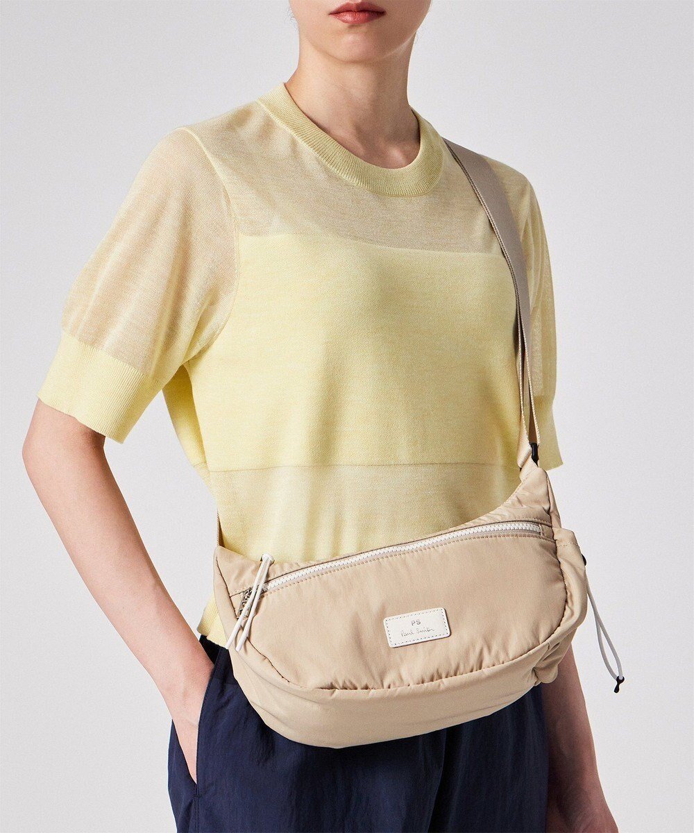 【ポール スミス/Paul Smith】のPSフラッフィー ショルダーバッグ インテリア・キッズ・メンズ・レディースファッション・服の通販 founy(ファニー) 　ファッション　Fashion　レディースファッション　Fashion for Women　バッグ　Bags　軽量　Lightweight, Ultra Light　スポーティ　Sporty, Casual Athletic　ボンディング　Bonding, Bonded Fabric　ポケット　Pocket, Pocket Detail　リュック　Backpack, Rucksack　ワンポイント　One Point, Statement Accent　おすすめ　Recommended / Our Picks　グレイッシュベージュ|ID: prp329100004662310 ipo3291000000036254426