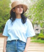 【サキュウ/caqu】の【洗える】caqu x GoodOn roundneck S/Stee シンプルゆったりフィットの半袖Tシャツ R.saxe|ID: prp329100004662400 ipo3291000000033734772