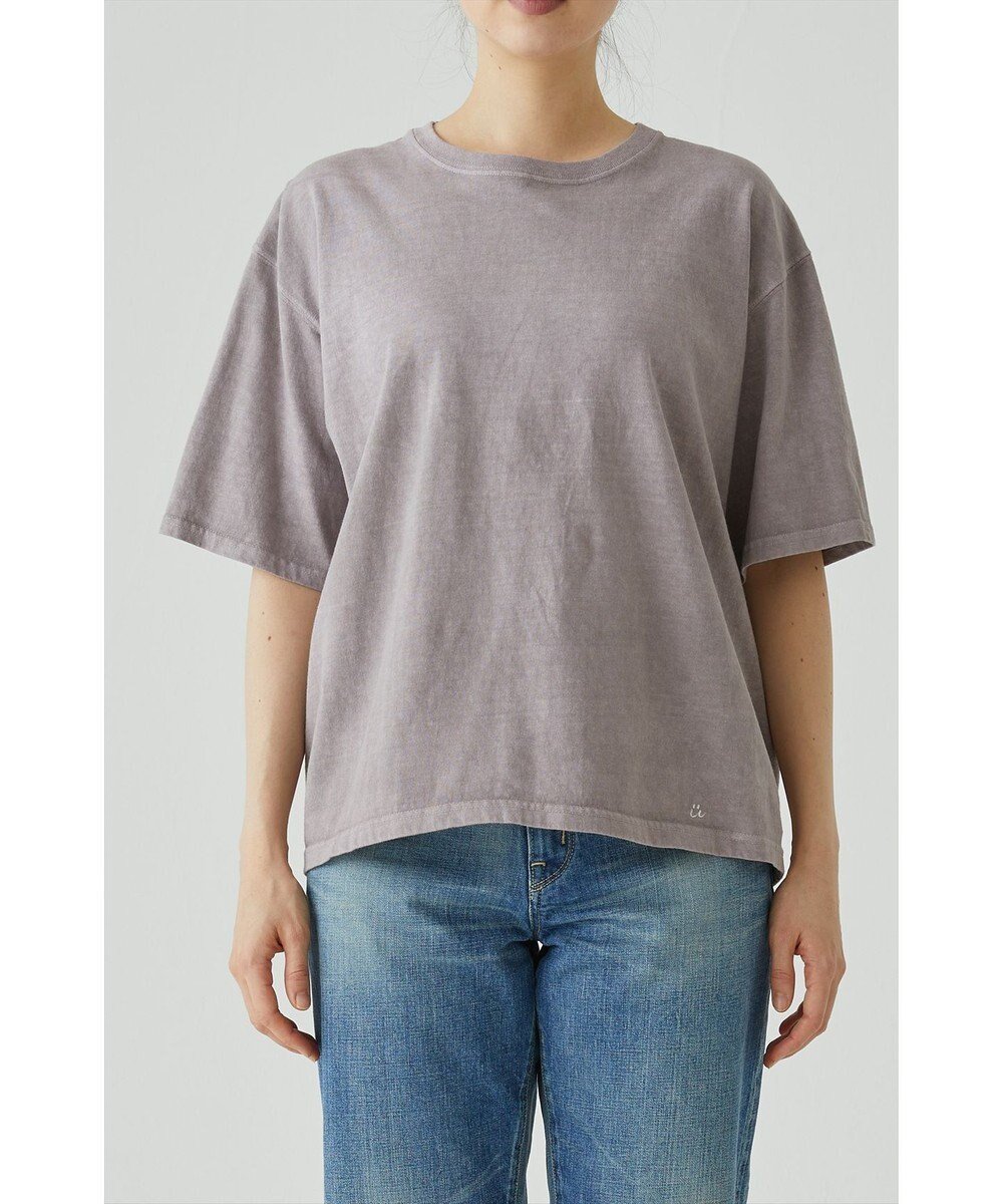 【サキュウ/caqu】の【洗える】caqu x GoodOn roundneck S/Stee シンプルゆったりフィットの半袖Tシャツ インテリア・キッズ・メンズ・レディースファッション・服の通販 founy(ファニー) ファッション Fashion レディースファッション Fashion for Women トップス・カットソー Cut & Sew Tops シャツ・ブラウス・オフィスカジュアル Elegant Blouses & Button-Ups ロングTシャツ・Tシャツ Longline T-Shirts & Tees カットソー・ベーシックTシャツ Cut-and-Sewn Tops / Stretch Tees & Basics 洗える Machine Washable カットソー Cut and Sewn Top シンプル Simple, Minimal ジーンズ Jeans, Denim Pants フィット Fit, Slim Fit プレーン Plain, Simple 半袖 Short Sleeve, Half Sleeve リラックス Relax, Relaxed Fit A/W・秋冬 Autumn/Winter S/S・春夏 SS, Spring/Summer, Warm Season 夏 Summer soft purple|ID: prp329100004662400 ipo3291000000033734776