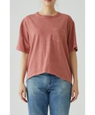 【サキュウ/caqu】の【洗える】caqu x good on short sleeve pocket tee リラックスフィットポケットTシャツ dark pink|ID: prp329100004662402 ipo3291000000033734793