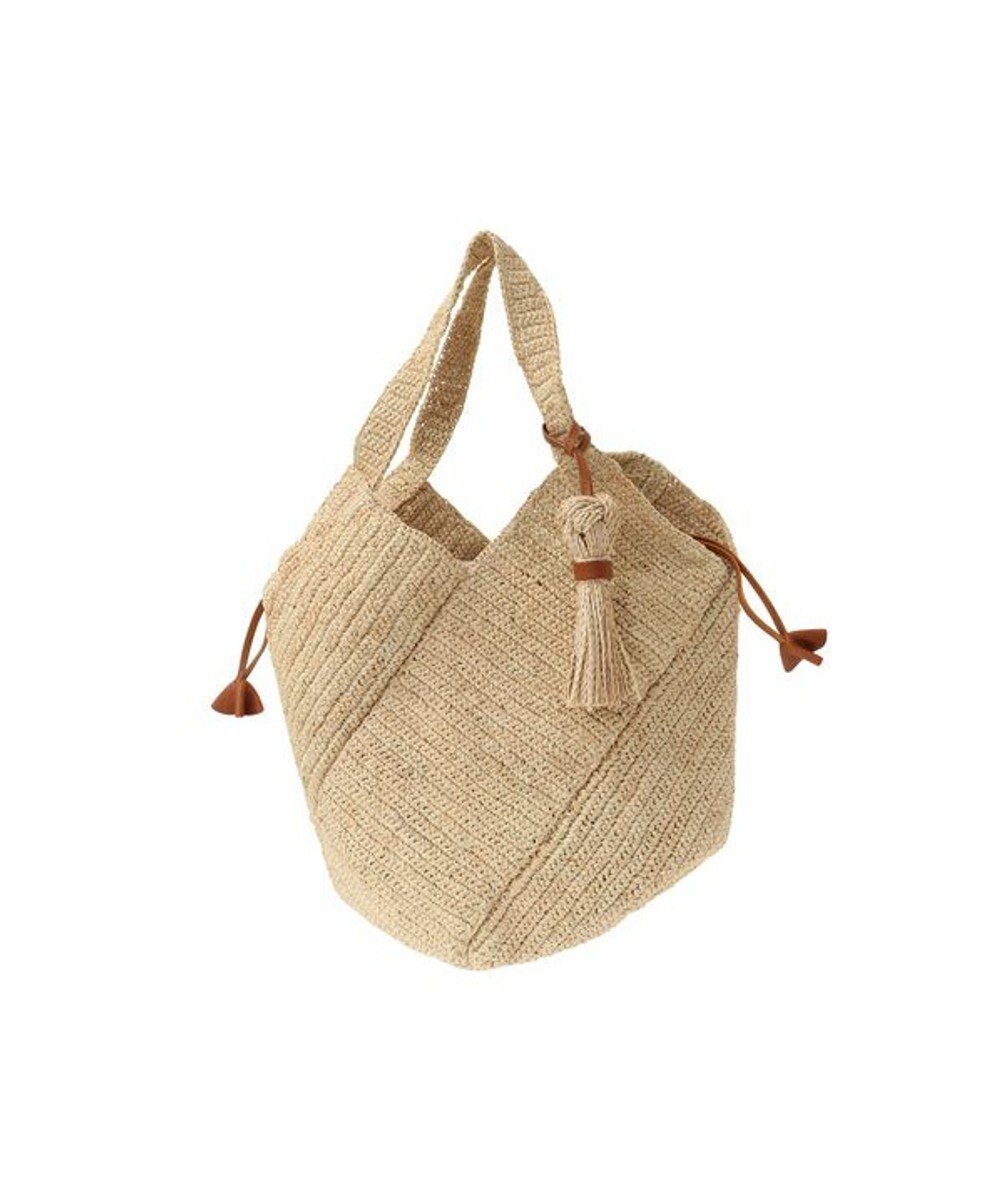 【ゲンテン/genten】のフェーリエ トートバッグ〈大〉 人気、トレンドファッション・服の通販 founy(ファニー) ファッション Fashion レディースファッション Fashion for Women バッグ Bags 巾着 Drawstring Bag, Kinchaku シンプル Simple, Minimal バイアス Bias, Diagonal Cut ラフィア Raffia, Natural Straw other-1|ID: prp329100004662463 ipo3291000000033735053