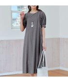 【ティアクラッセ/Tiaclasse】の【洗える】パンチングレースAラインワンピース グレー|ID: prp329100004662469 ipo3291000000036260712