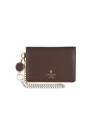 【ランバン オン ブルー/LANVIN en Bleu】のリム リール付き2面パスケース 人気、トレンドファッション・服の通販 founy(ファニー) ファッション Fashion レディースファッション Fashion for Women ミニ財布・二つ折り財布 Wallets & Card Cases シンプル Simple, Minimal エレガント 上品 Elegant 財布 Wallet, Purse thumbnail ブラウン|ID: prp329100004662523 ipo3291000000033735253