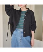 【アースミュージックアンドエコロジー/earth music&ecology】のレーヨンクレープドロストシャツ 人気、トレンドファッション・服の通販 founy(ファニー) ファッション Fashion レディースファッション Fashion for Women トップス・カットソー Cut & Sew Tops シャツ・ブラウス・オフィスカジュアル Elegant Blouses & Button-Ups おすすめ Recommended / Our Picks コンパクト Compact, Small Size フォルム Silhouette, Form ヘムライン Hemline, Bottom Cut ボトム Bottoms, Lower Wear ポケット Pocket, Pocket Detail ラウンド Round, Round Neck ロング Long, Long-Length 夏 Summer 春 Spring S/S・春夏 SS, Spring/Summer, Warm Season thumbnail Black|ID: prp329100004662642 ipo3291000000033735680