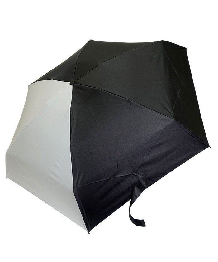 【プラスリング/+RING】のUNISEX プラスリング 晴雨兼用 簡単開閉式折傘 BLK×GRY T1338 インテリア・キッズ・メンズ・レディースファッション・服の通販 founy(ファニー) https://founy.com/ ファッション Fashion レディースファッション Fashion for Women レイングッズ・傘・晴雨兼用傘 Umbrellas & Rain Gear ユニセックス Unisex, Genderless おすすめ Recommended / Our Picks ラップ Wrap, Wrap Design 傘 Umbrella, Parasol |ID: prp329100004662707 ipo3291000000033735912