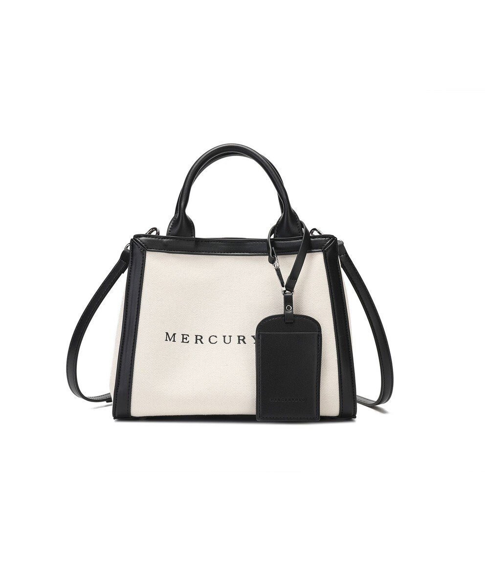 【スタイルコード/STYLE CODE】の【MERCURYDUO/マーキュリーデュオ】カードケース付 軽量キャンバスロゴ 2WAYトートバッグ 人気、トレンドファッション・服の通販 founy(ファニー) ファッション Fashion レディースファッション Fashion for Women バッグ Bags カードケース/名刺入れ Card Holders & Business Cases キャンバス Canvas, Canvas Fabric コンパクト Compact, Small Size 傘 Umbrella, Parasol 軽量 Lightweight, Ultra Light ショルダー Shoulder, Shoulder Strap スクエア Square, Square Shape 財布 Wallet, Purse チャーム Charm, Pendant 台形 A-Line, Trapezoid Shape ハンカチ Handkerchief, Hanky パイピング Piping, Trim Design フェイクレザー Faux Leather, PU Leather フォルム Silhouette, Form ポケット Pocket, Pocket Detail ポーチ Pouch, Small Case モノトーン Monotone, Black and White おすすめ Recommended / Our Picks エレガント 上品 Elegant 二次会 After Party other-1|ID: prp329100004662736 ipo3291000000033736022