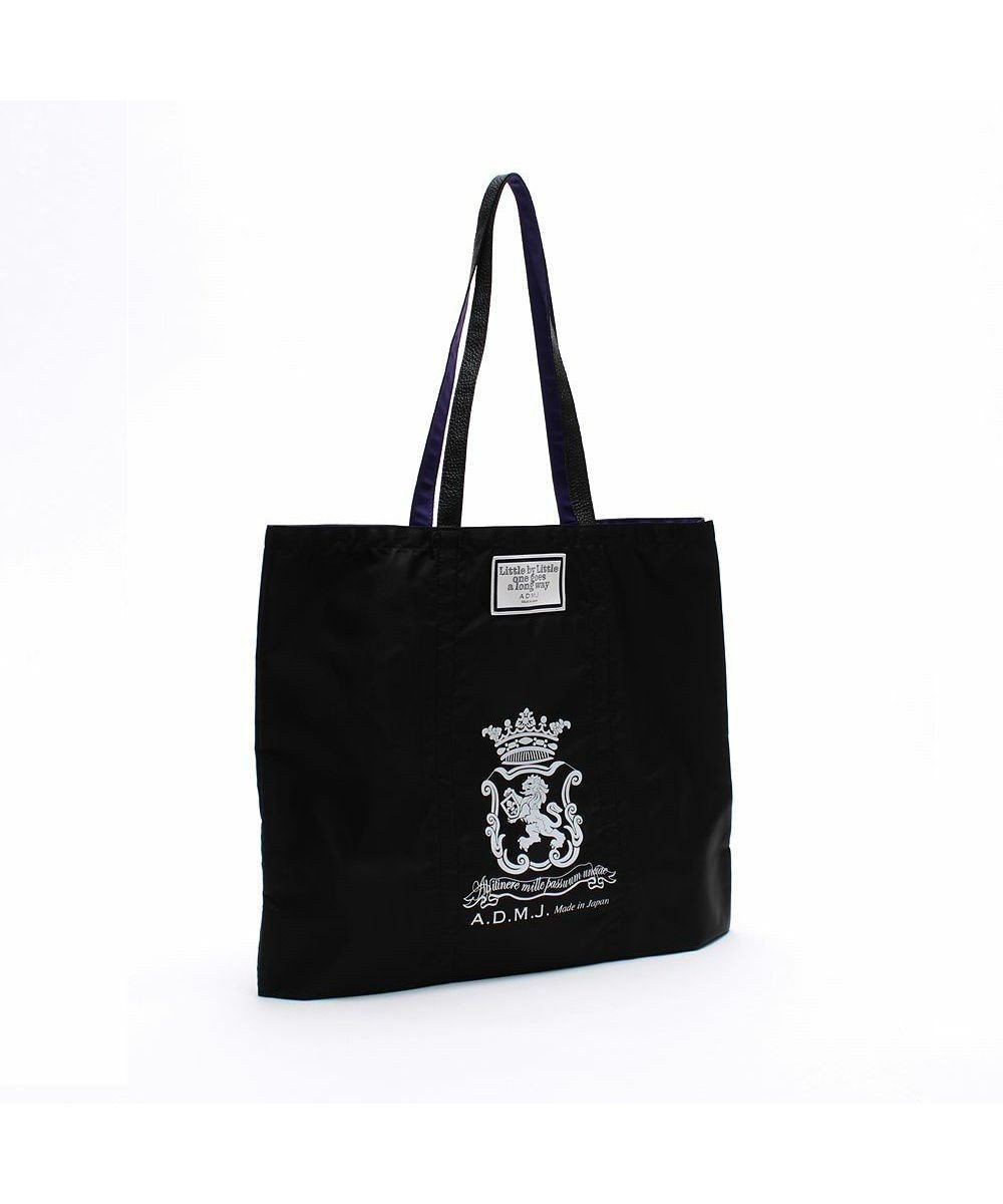 【アクセソワドゥマドモワゼルジャップ/A.D.M.J】の【ナイロン】デービス/サブバッグL インテリア・キッズ・メンズ・レディースファッション・服の通販 founy(ファニー) ファッション Fashion レディースファッション Fashion for Women イタリア Italy プリント Print, Printed Pattern モチーフ Motif, Design Theme ブラック|ID: prp329100004662751 ipo3291000000033736081