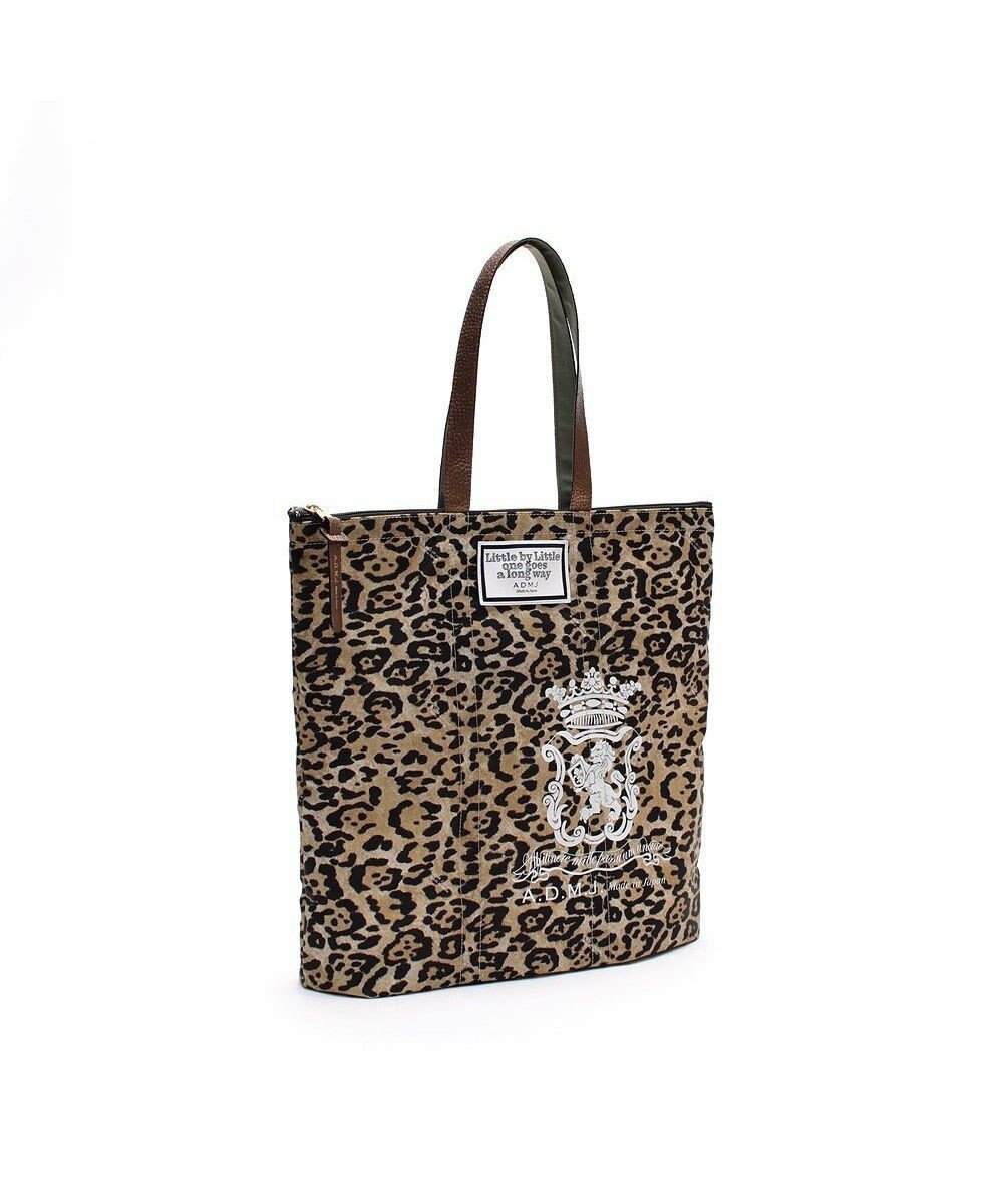 【アクセソワドゥマドモワゼルジャップ/A.D.M.J】の【ナイロン】デービス/サブバッグL インテリア・キッズ・メンズ・レディースファッション・服の通販 founy(ファニー) ファッション Fashion レディースファッション Fashion for Women イタリア Italy プリント Print, Printed Pattern モチーフ Motif, Design Theme レオパード|ID: prp329100004662751 ipo3291000000033736091