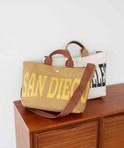 【トプカピ/TOPKAPI】の【Breath TOPKAPI】シティ プリント キャンバス 2way トートバッグ / A4対応 ブラウン|ID: prp329100004662850 ipo3291000000035725649