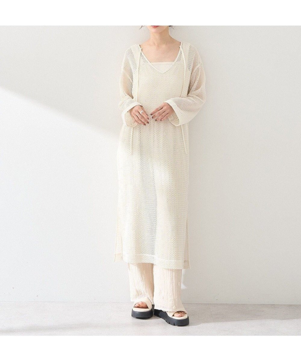 【アースミュージックアンドエコロジー/earth music&ecology】のメッシュレイヤードワンピース 人気、トレンドファッション・服の通販 founy(ファニー) 　ファッション　Fashion　レディースファッション　Fashion for Women　ワンピース　Dresses　おすすめ　Recommended / Our Picks　トレンド　Trend, Trending Now　ポケット　Pocket, Pocket Detail　メッシュ　Mesh, Net Fabric　夏　Summer　春　Spring　S/S・春夏　SS, Spring/Summer, Warm Season　 other-1|ID: prp329100004663090 ipo3291000000033737444