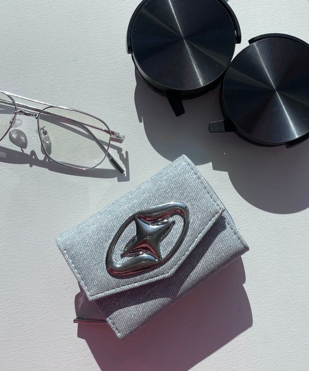 【ウィゴー/WEGO】のBIGメタルパーツウォレット インテリア・キッズ・メンズ・レディースファッション・服の通販 founy(ファニー) ファッション Fashion レディースファッション Fashion for Women ミニ財布・二つ折り財布 Wallets & Card Cases おすすめ Recommended / Our Picks コンパクト Compact, Small Size シルバー Silver, Metallic Silver スマホ Smartphone, Mobile Device メタル Metal, Metal Parts 財布 Wallet, Purse ブルーその他|ID: prp329100004663116 ipo3291000000033737530