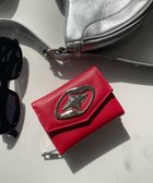 【ウィゴー/WEGO】のBIGメタルパーツウォレット 人気、トレンドファッション・服の通販 founy(ファニー) ファッション Fashion レディースファッション Fashion for Women ミニ財布・二つ折り財布 Wallets & Card Cases おすすめ Recommended / Our Picks コンパクト Compact, Small Size シルバー Silver, Metallic Silver スマホ Smartphone, Mobile Device メタル Metal, Metal Parts 財布 Wallet, Purse thumbnail レッド|ID: prp329100004663116 ipo3291000000033737536
