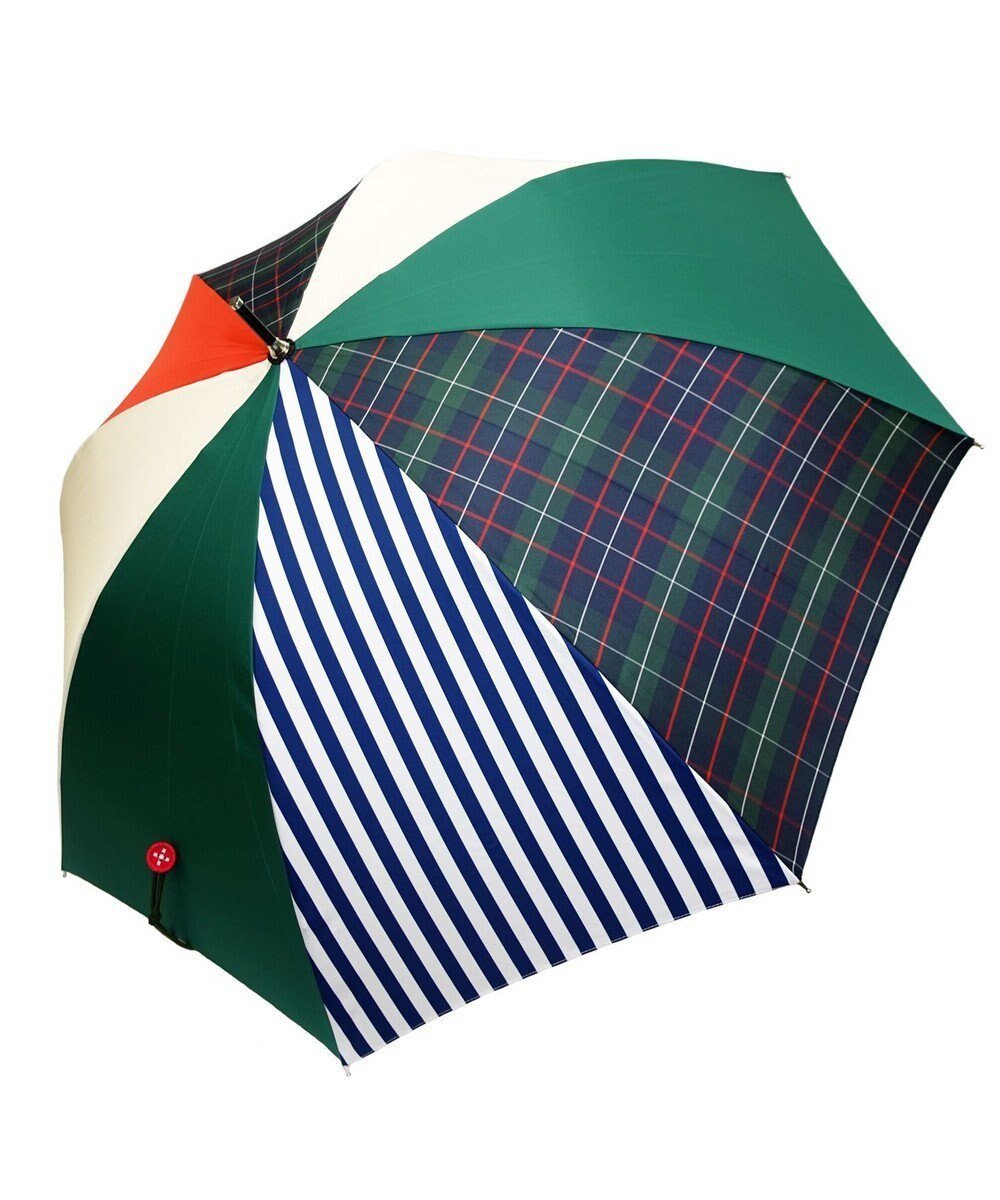 【プラスリング/+RING】のレディース向け プラスリング 長傘60cm MLT T1282 インテリア・キッズ・メンズ・レディースファッション・服の通販 founy(ファニー) 　ファッション　Fashion　レディースファッション　Fashion for Women　レイングッズ・傘・晴雨兼用傘　Umbrellas & Rain Gear　おすすめ　Recommended / Our Picks　グラス　Glass, Eyewear　ラップ　Wrap, Wrap Design　傘　Umbrella, Parasol　マルチカラー|ID: prp329100004663209 ipo3291000000033737863