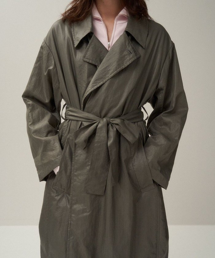 【エイトン/ATON】のWASHER NYLON リーファーコート インテリア・キッズ・メンズ・レディースファッション・服の通販 founy(ファニー) https://founy.com/ ファッション Fashion レディースファッション Fashion for Women アウター Coat / Outerwear Collection コート・ロングコート・ピーコート Long Coats, Peacoats & More レディースジャケット・軽アウター Jackets シルク Silk, 100% Silk ジャケット Jacket, Outerwear ダブル Double, Double-Breasted ドレープ Drape, Draping Fabric 夏 Summer 春 Spring S/S・春夏 SS, Spring/Summer, Warm Season |ID: prp329100004663309 ipo3291000000033738178