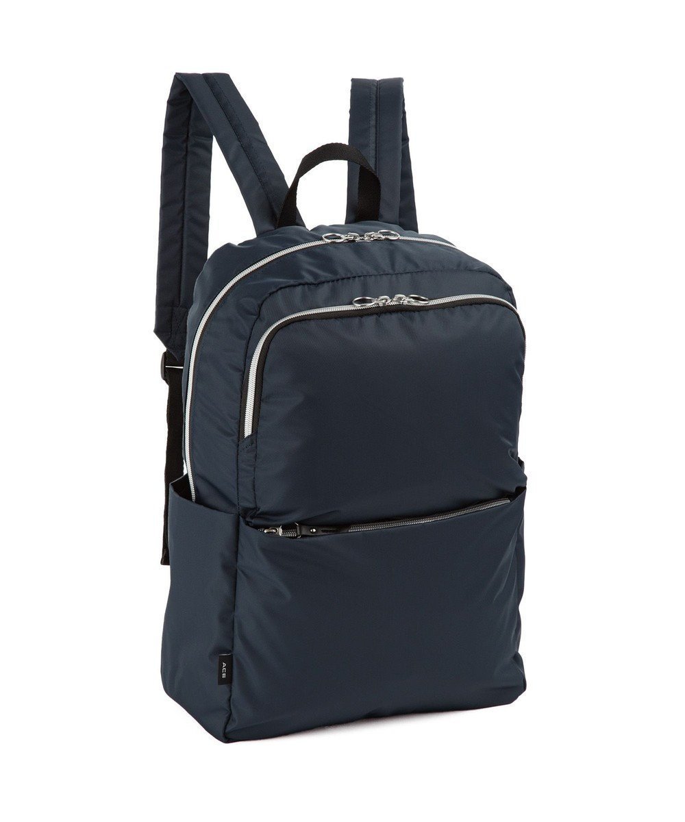 【エースバッグズアンドラゲッジ/ACE BAGS & LUGGAGE】のACE アリッサム リュックサック A4 17694 インテリア・キッズ・メンズ・レディースファッション・服の通販 founy(ファニー) 　ファッション　Fashion　レディースファッション　Fashion for Women　バッグ　Bags　エレガント 上品　Elegant　傘　Umbrella, Parasol　ショルダー　Shoulder, Shoulder Strap　シンプル　Simple, Minimal　スマホ　Smartphone, Mobile Device　セットアップ　Set-Up, Coordinated Outfit　ダブル　Double, Double-Breasted　トラベル　Travel, Travel Gear　ハンカチ　Handkerchief, Hanky　ポケット　Pocket, Pocket Detail　メッシュ　Mesh, Net Fabric　メンズ　Men's, Menswear　リュック　Backpack, Rucksack　再入荷　Restock / Back in Stock　旅行　Travel　スーツケース キャリーケース　Suitcase / Carry Case　ネイビー|ID: prp329100004663322 ipo3291000000033738227