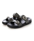 【モード エ ジャコモ/MODE ET JACOMO】のMODE ET JACOMO ビジューベルトフットベッドサンダル グレー|ID: prp329100004663326 ipo3291000000034595007