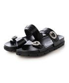 【モード エ ジャコモ/MODE ET JACOMO】のMODE ET JACOMO ビジューベルトフットベッドサンダル ブラック|ID: prp329100004663326 ipo3291000000034595008