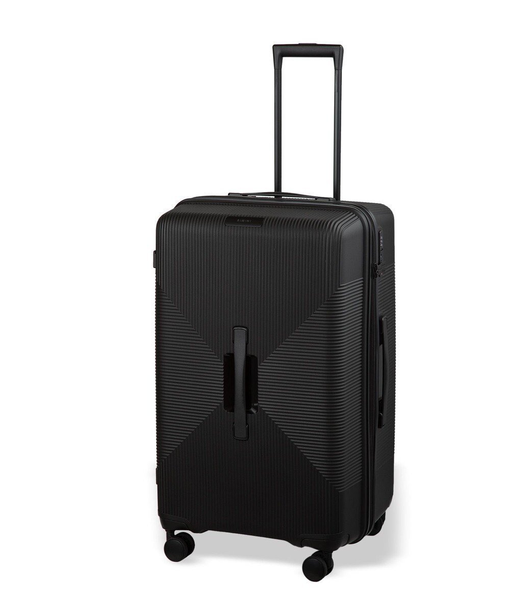 【エースバッグズアンドラゲッジ/ACE BAGS & LUGGAGE】のRIMINI INJ417 スーツケース 89L 7～10泊 05823 リミニ インテリア・キッズ・メンズ・レディースファッション・服の通販 founy(ファニー) 　ファッション　Fashion　レディースファッション　Fashion for Women　スーツ　Business Suits & Workwear　軽量　Lightweight, Ultra Light　シンプル　Simple, Minimal　ポケット　Pocket, Pocket Detail　リュック　Backpack, Rucksack　再入荷　Restock / Back in Stock　旅行　Travel　スーツケース キャリーケース　Suitcase / Carry Case　ブラック|ID: prp329100004663333 ipo3291000000035868025