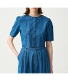 【アンクレイヴ/uncrave】のライトデニム パフスリーブブラウス 人気、トレンドファッション・服の通販 founy(ファニー) ファッション Fashion レディースファッション Fashion for Women トップス・カットソー Cut & Sew Tops シャツ・ブラウス・オフィスカジュアル Elegant Blouses & Button-Ups 春 Spring コンパクト Compact, Small Size ショート Short, Short Length ストーン Stone, Gem-Like スリーブ Sleeve, Long Sleeve / Short Sleeve セットアップ Set-Up, Coordinated Outfit デニム Denim, Jeans Material リボン Ribbon, Bow ワイド Wide, Wide Fit S/S・春夏 SS, Spring/Summer, Warm Season 夏 Summer thumbnail ブルー(クリスウェブ佳子さん着用)|ID: prp329100004663447 ipo3291000000033738707