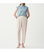 【アンクレイヴ/uncrave】の【洗濯機洗い可・UVケア】リネンライクツイル テーパードパンツ エクリュ|ID: prp329100004663456 ipo3291000000033738742