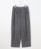 【自由区/JIYU-KU】の【Exclusive】ジオメトリックジャガード パンツ チャコール|ID: prp329100004663600 ipo3291000000033739325