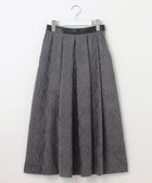 【自由区/JIYU-KU】の【Exclusive】ジオメトリックジャガード スカート 人気、トレンドファッション・服の通販 founy(ファニー) ファッション Fashion レディースファッション Fashion for Women スカート Skirts カットジャガード Cut Jacquard サテン Satin, Glossy Fabric フレア Flare, Flared エレガント 上品 Elegant 夏 Summer 春 Spring S/S・春夏 SS, Spring/Summer, Warm Season 無地 Plain, Solid Color thumbnail チャコール|ID: prp329100004663602 ipo3291000000033739333