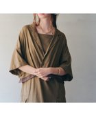 【イェッカ ヴェッカ/YECCA VECCA】の【接触冷感】クロップドデザインジャケット Khaki|ID: prp329100004663660 ipo3291000000033739567